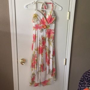 Halter floral dress
